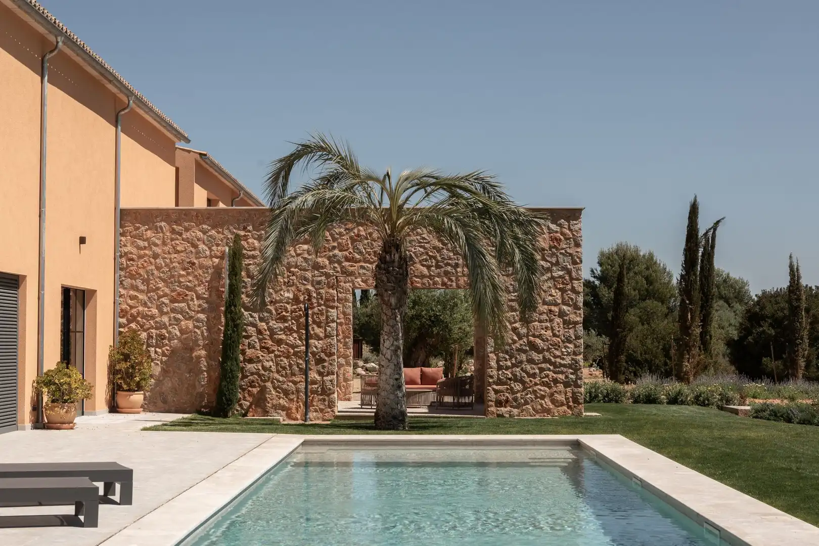 Swimming pool of Houses for sale in Santa María del Camí  with Terrace and Balcony