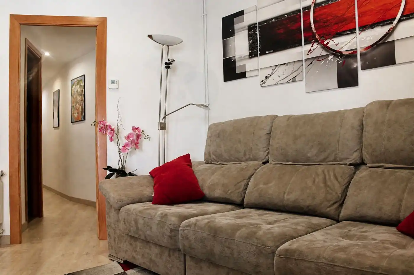 Sala d'estar de Pis en venda en Barcelona amb Aire condicionat, Calefacció i Terrassa