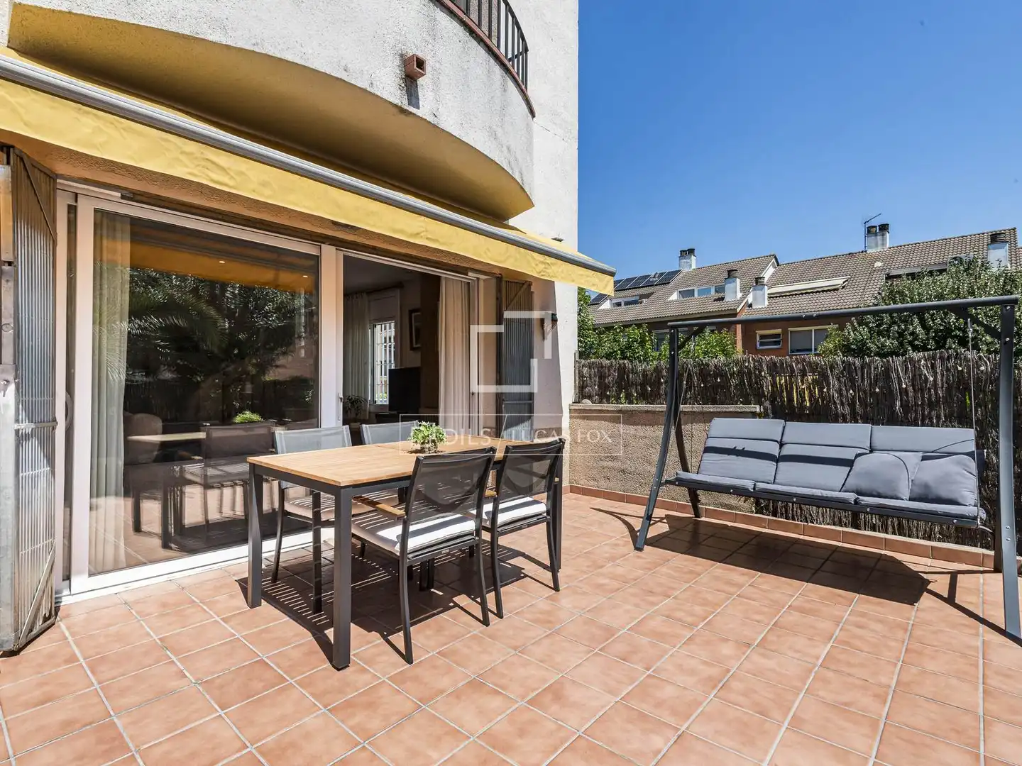 Terrassa de Casa o xalet en venda en Sant Cugat del Vallès amb Aire condicionat, Calefacció i Jardí privat