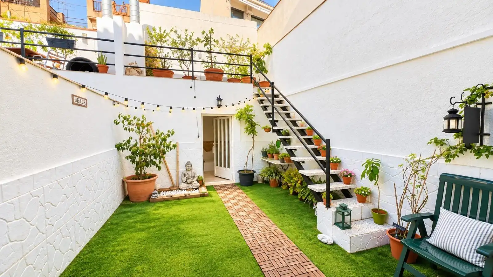 Reihenhaus mit Garten zum Verkauf in Can Feu - Gràcia, imagen 7