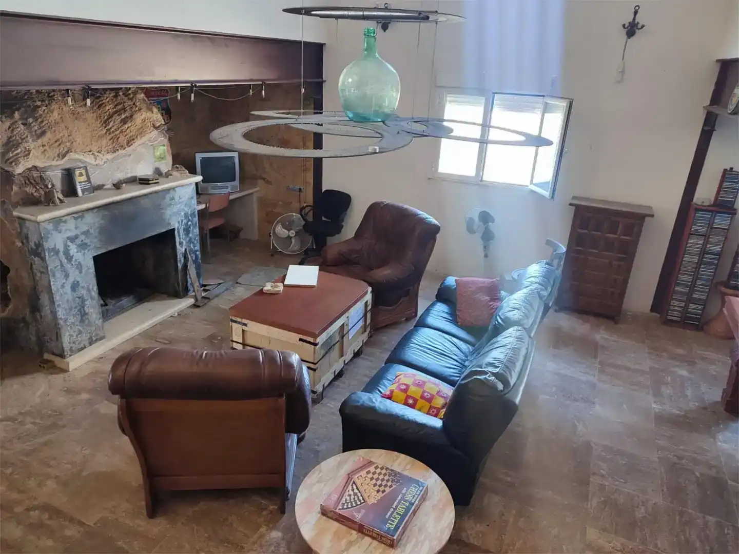 Sala d'estar de Finca rústica en venda en Urrácal amb Jardí privat