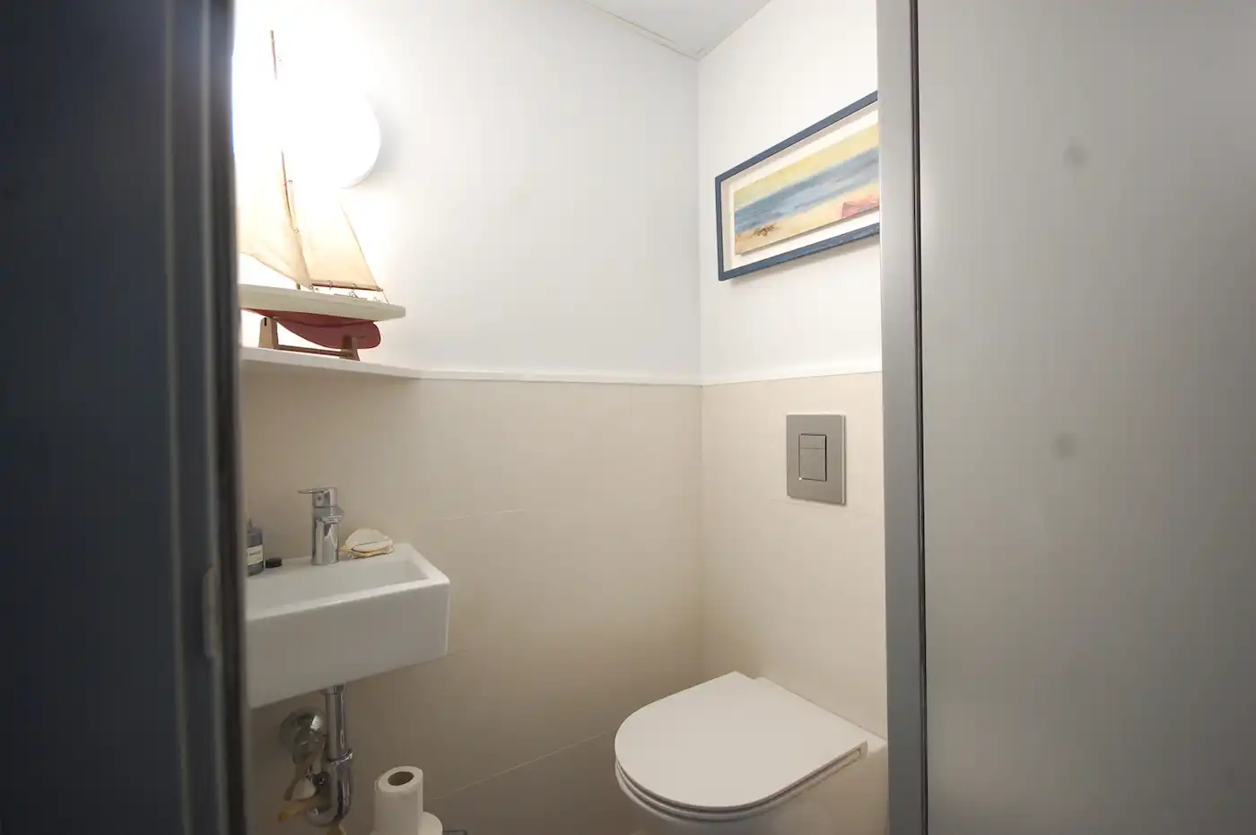 Bany de Apartament en venda en L'Escala amb Aire condicionat, Calefacció i Terrassa