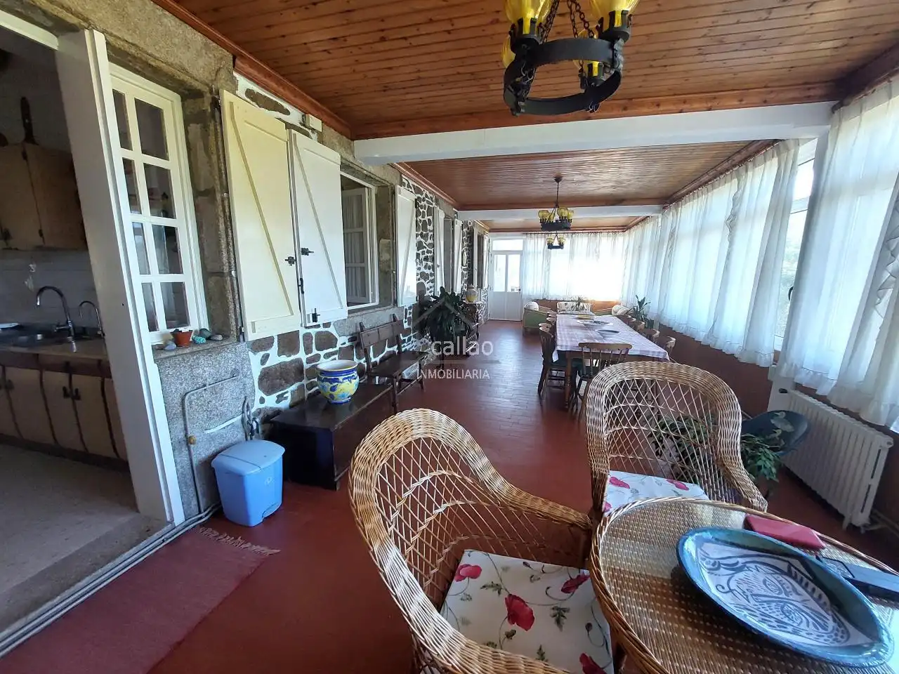 Terraza de Casa o chalet en venta en Narón con Calefacción, Jardín privado y Piscina