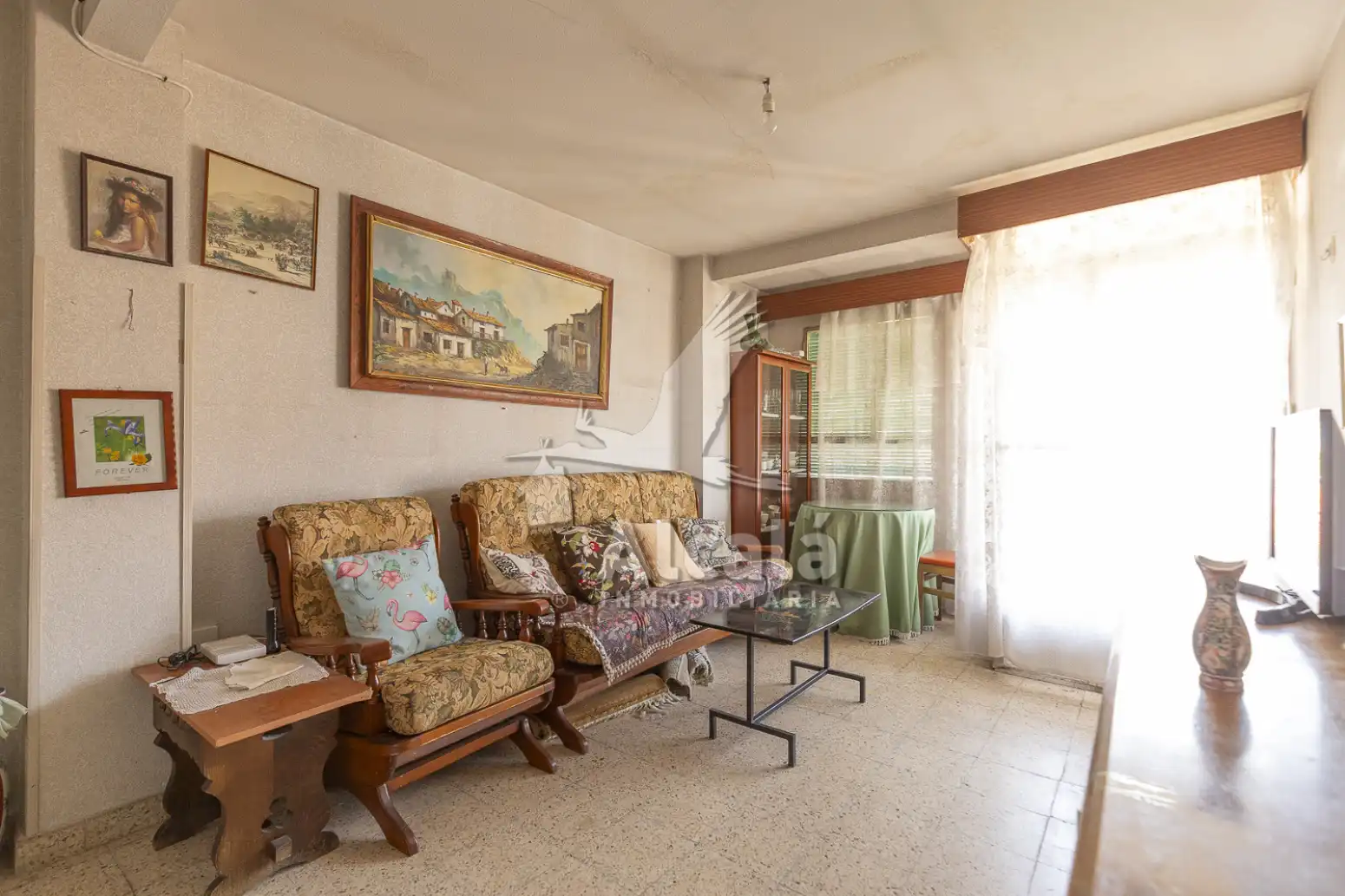 Sala de estar de Piso en venta en Alcalá de Henares con Calefacción y Terraza