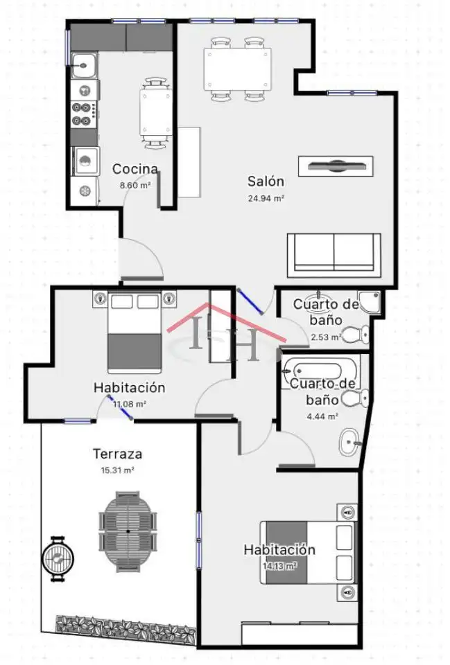 Apartamento en venta en León Capital  con Calefacción, Parquet y Terraza