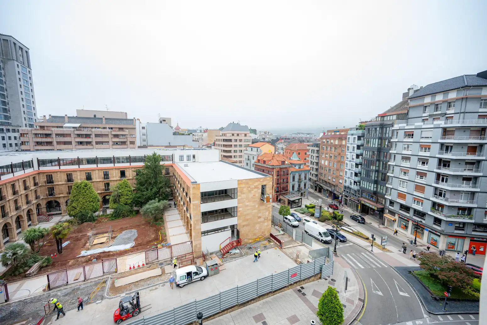 Exterior view of Flat for sale in Oviedo   with Heating, Parquet flooring and Terrace