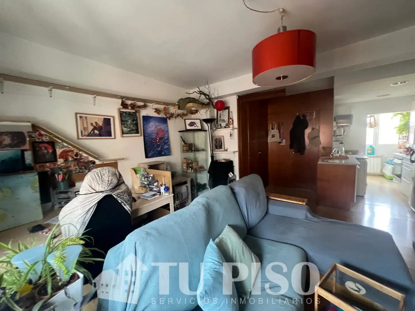 Sala de estar de Piso en venta en Madrid con Calefacción, Terraza y Amueblado