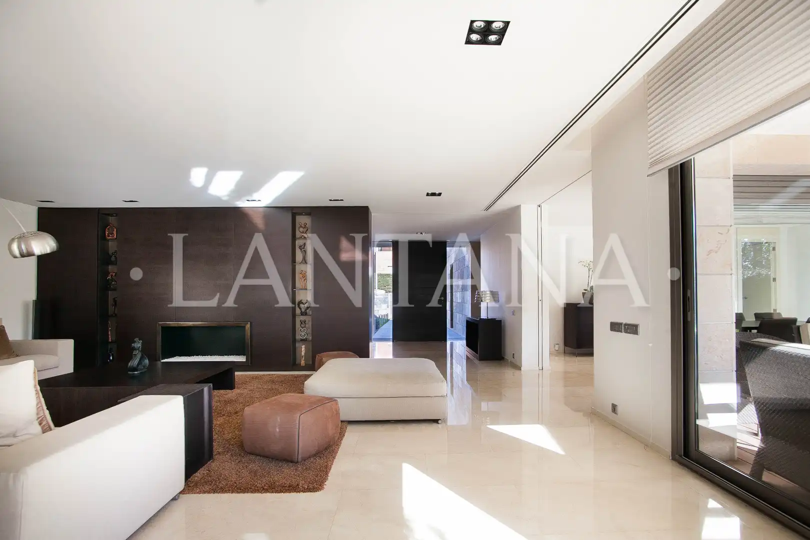 Sala de estar de Casa o chalet en venta en Barcelona con Aire acondicionado, Calefacción y Jardín privado