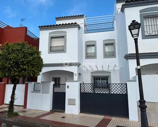 Exterior view of Single-family semi-detached for sale in Bollullos de la Mitación  with Terrace