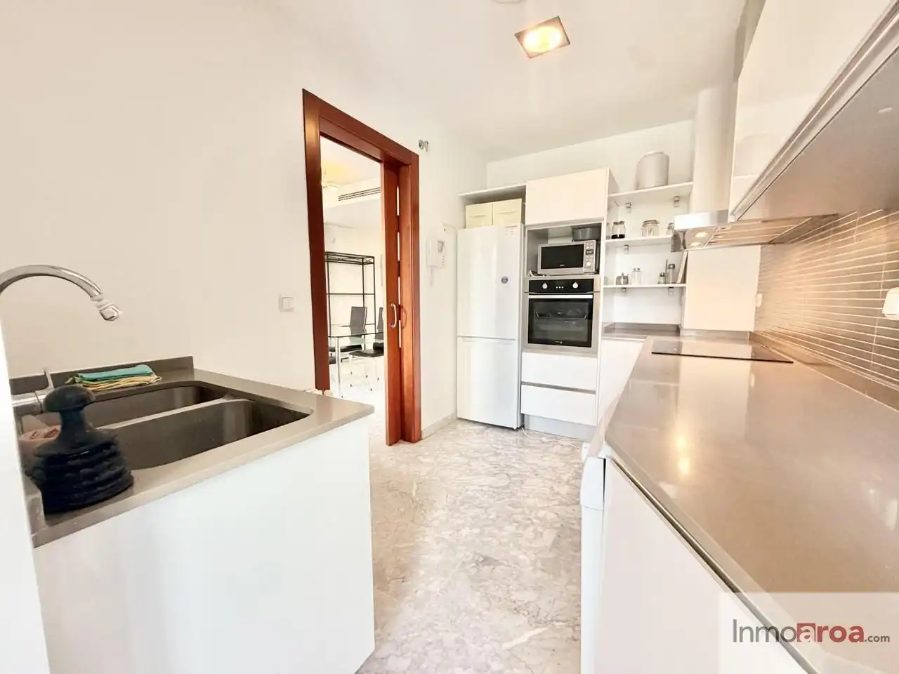 Küche von Wohnung zur Miete in Valencia mit Klimaanlage, Heizung und Möbliert