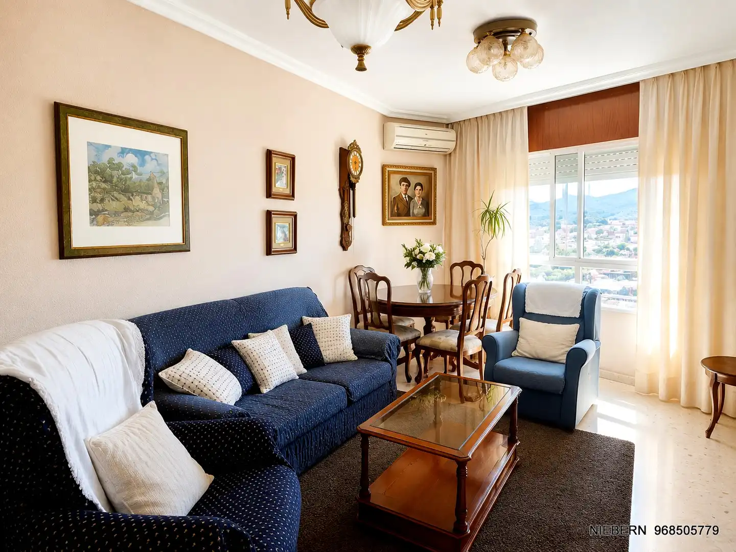 Sala de estar de Piso en venta en Cartagena con Aire acondicionado y Amueblado