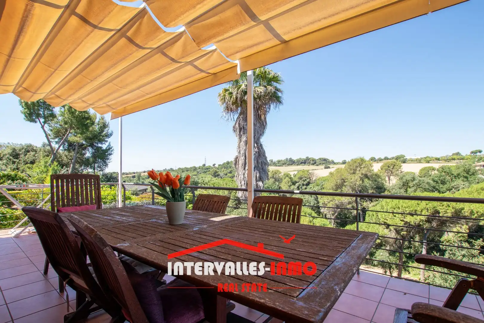 Terraza de Casa o chalet en venta en Caldes de Montbui con Aire acondicionado, Calefacción y Jardín privado