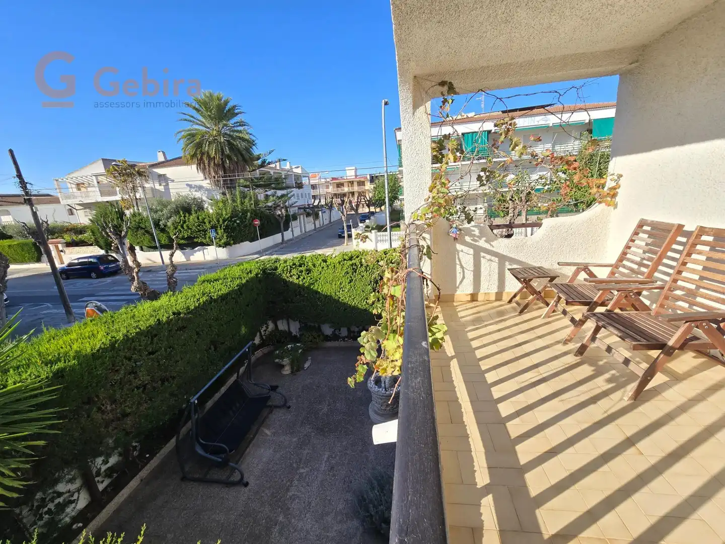 Terraza de Casa adosada en venta en Cunit con Aire acondicionado, Calefacción y Jardín privado