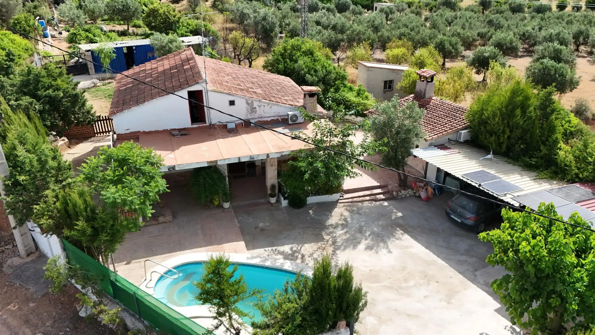 Außenansicht von Haus oder Chalet zum Verkauf in Vilamarxant mit Klimaanlage, Terrasse und Abstellraum