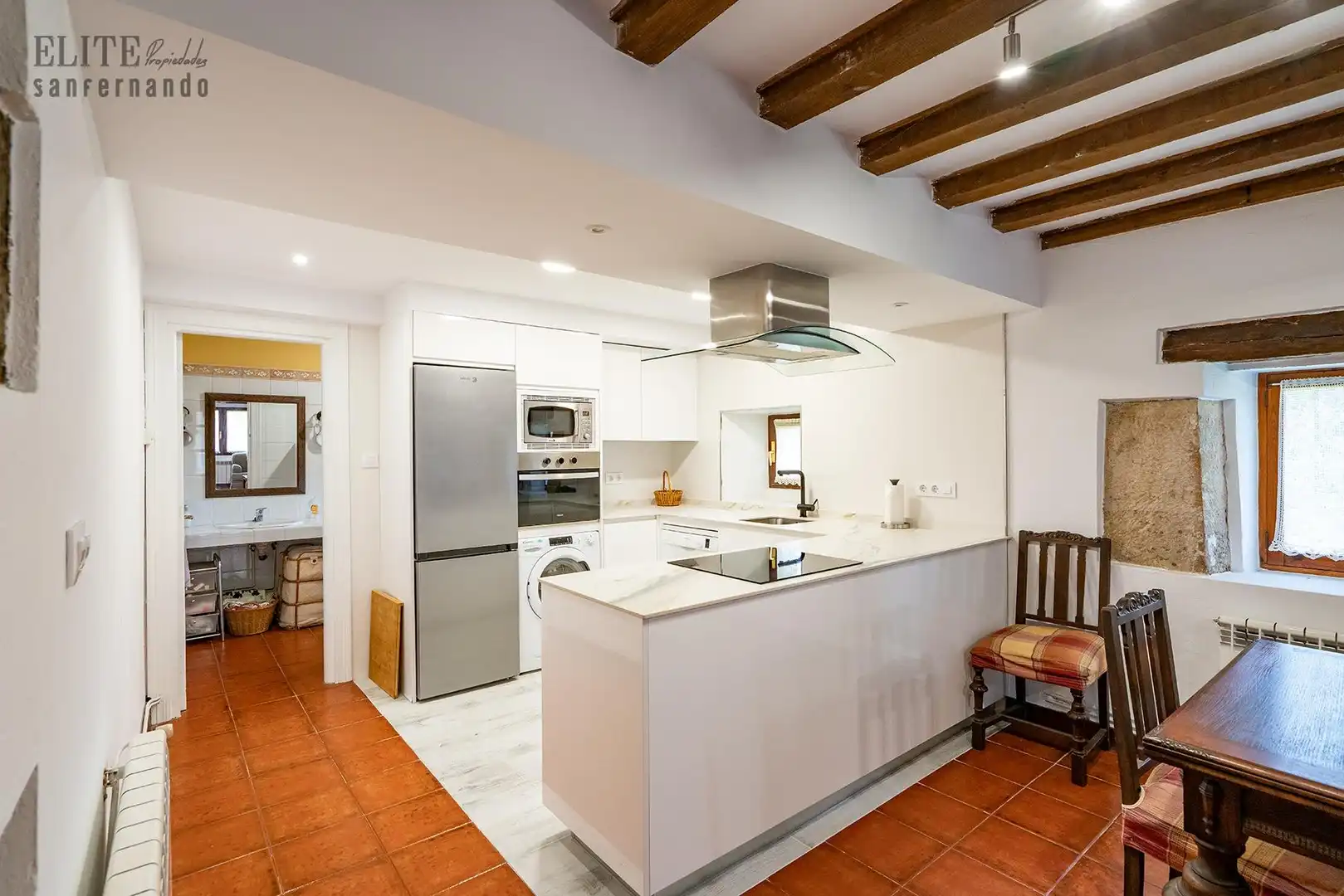 Cocina de Casa o chalet en venta en Puente Viesgo con Calefacción, Jardín privado y Terraza