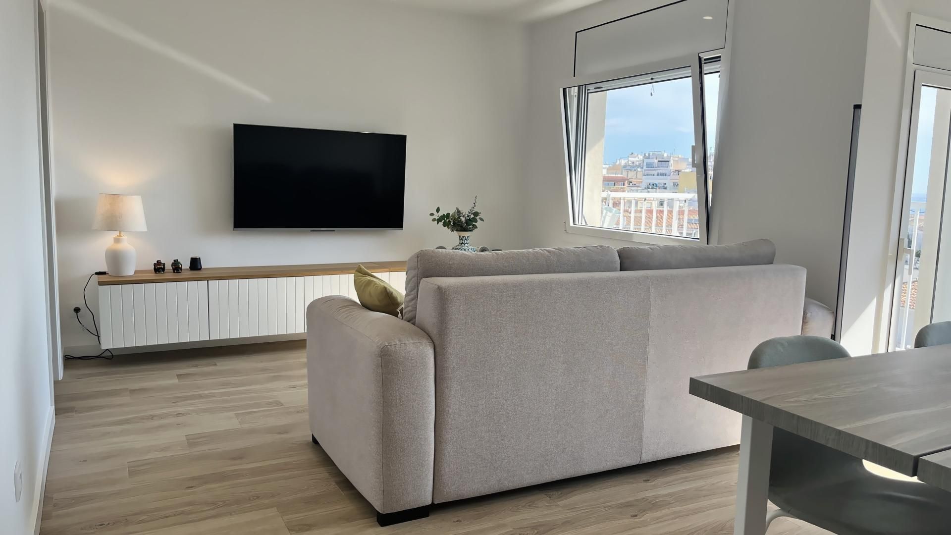 Living room of Attic for sale in Blanes  with Air Conditioner, Heating and Balcony