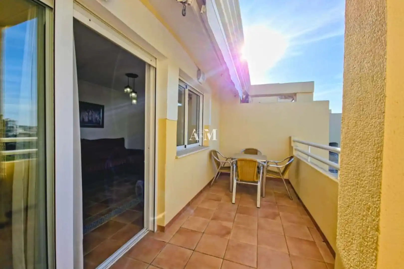 Terrasse von Dachboden zur Miete in Orihuela mit Klimaanlage, Heizung und Terrasse