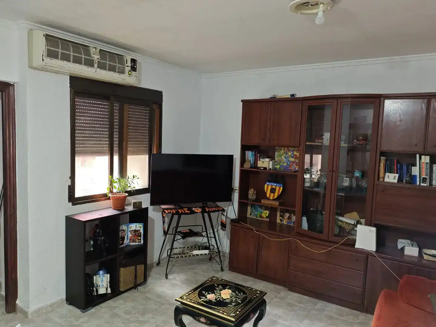 Sala de estar de Casa adosada en venta en Valencia con Aire acondicionado, Trastero y Amueblado