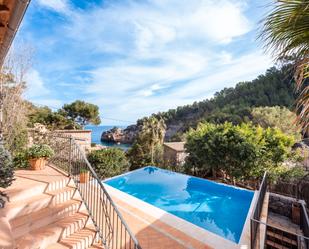 Swimming pool of Residential for sale in Deià