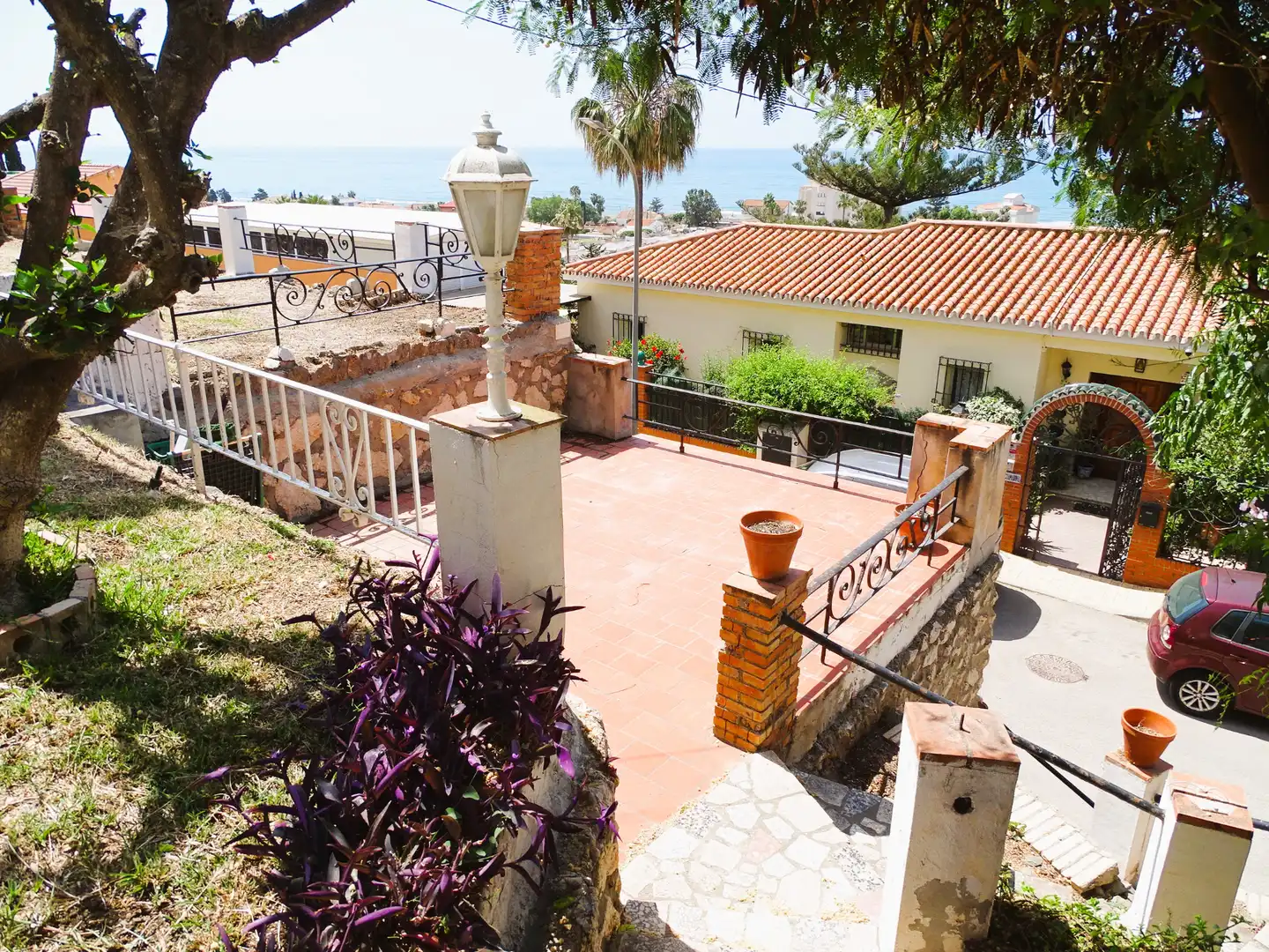 Terraza de Casa o chalet en venta en Rincón de la Victoria con Jardín privado y Amueblado