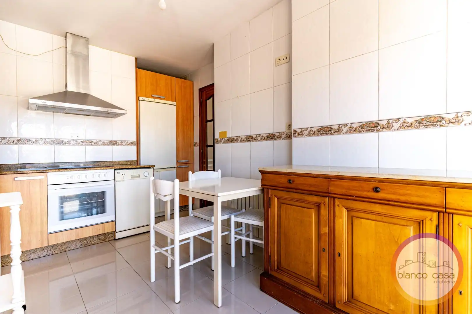 Kitchen of Flat for sale in Carballo  with Heating, Terrace and Storage room