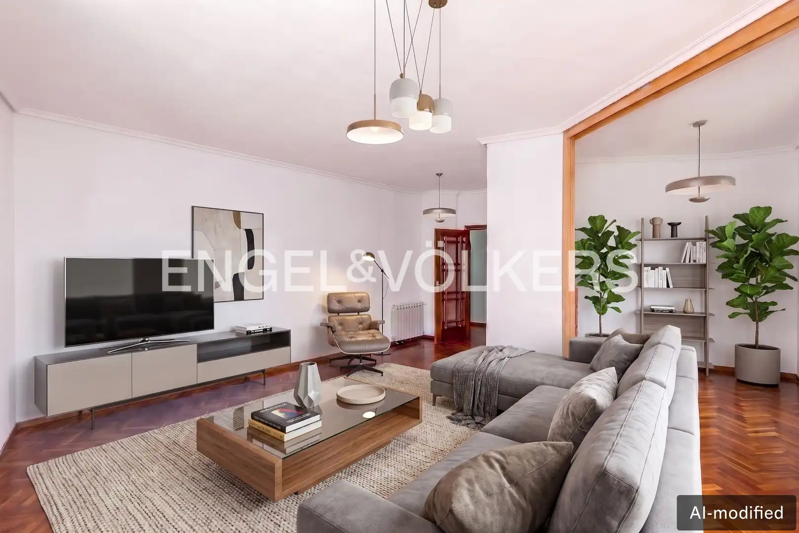 Sala de estar de Piso en venta en Madrid con Aire acondicionado, Calefacción y Parquet