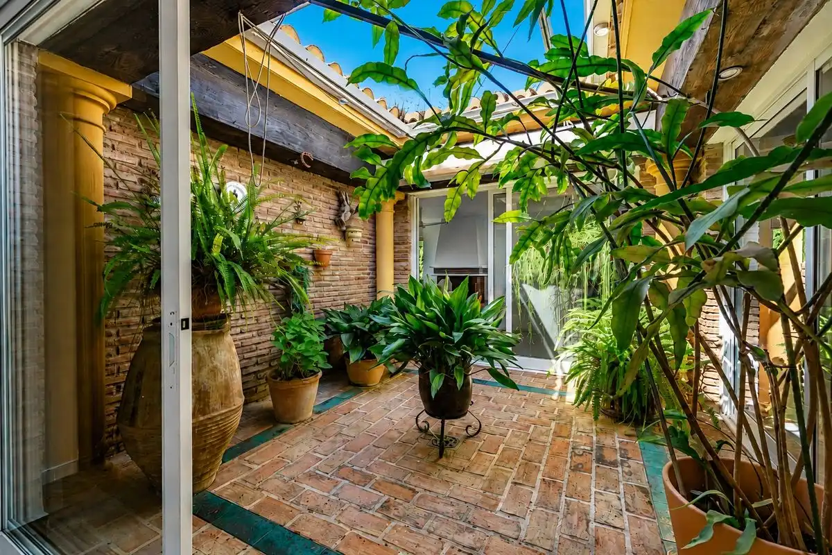 Terraza de Casa o chalet en venta en Benalmádena con Aire acondicionado, Calefacción y Jardín privado