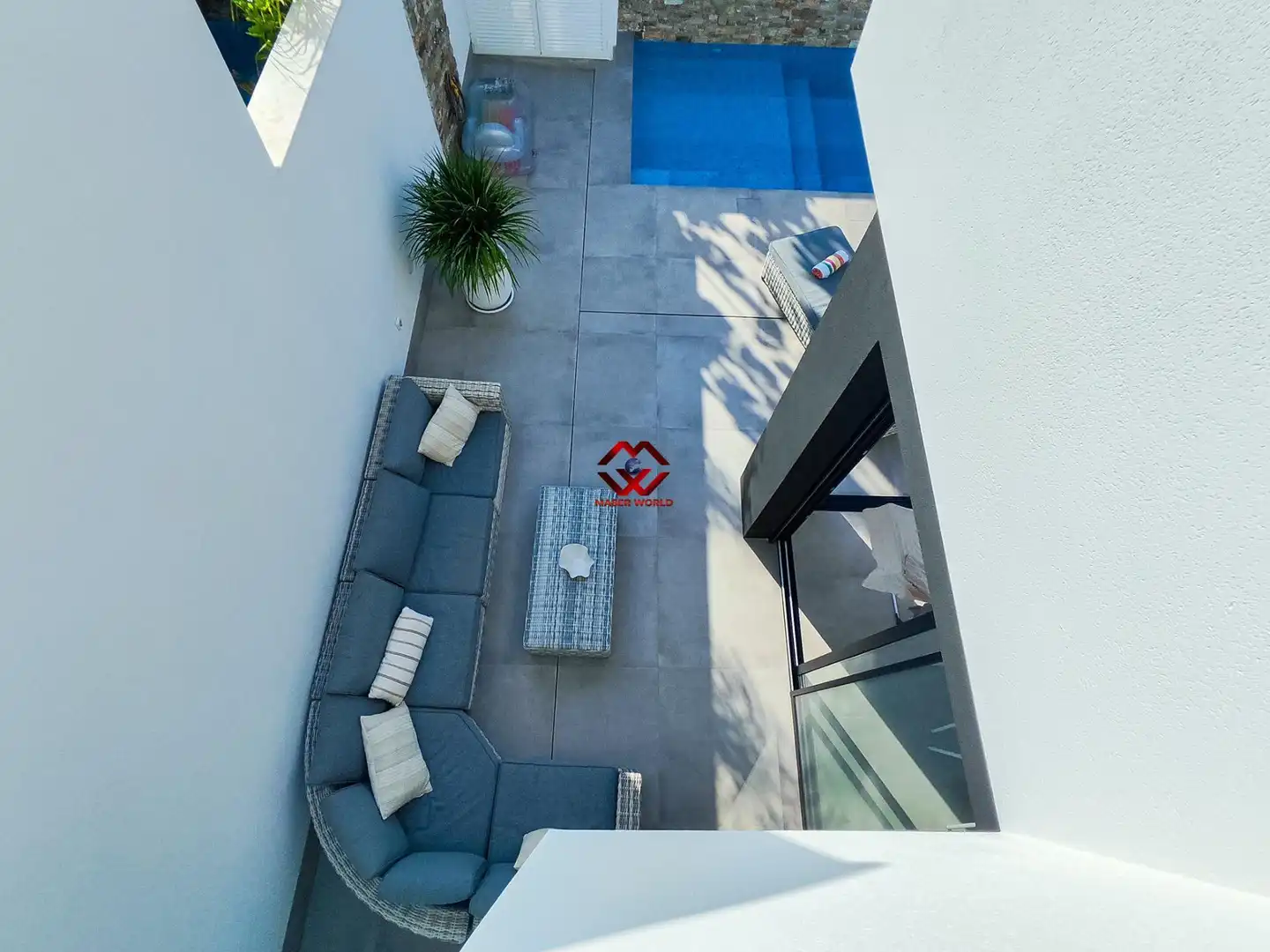 Terrassa de Casa o xalet en venda en San Javier amb Aire condicionat, Calefacció i Jardí privat