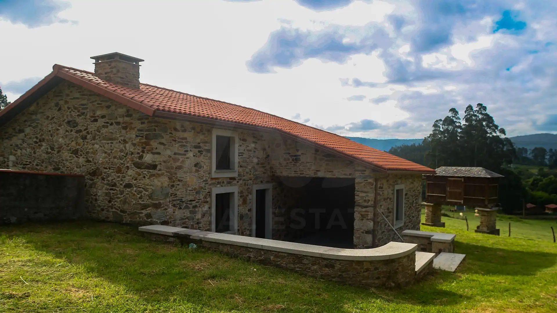 Exterior view of Flat for sale in Sedes - Pedroso - Doso