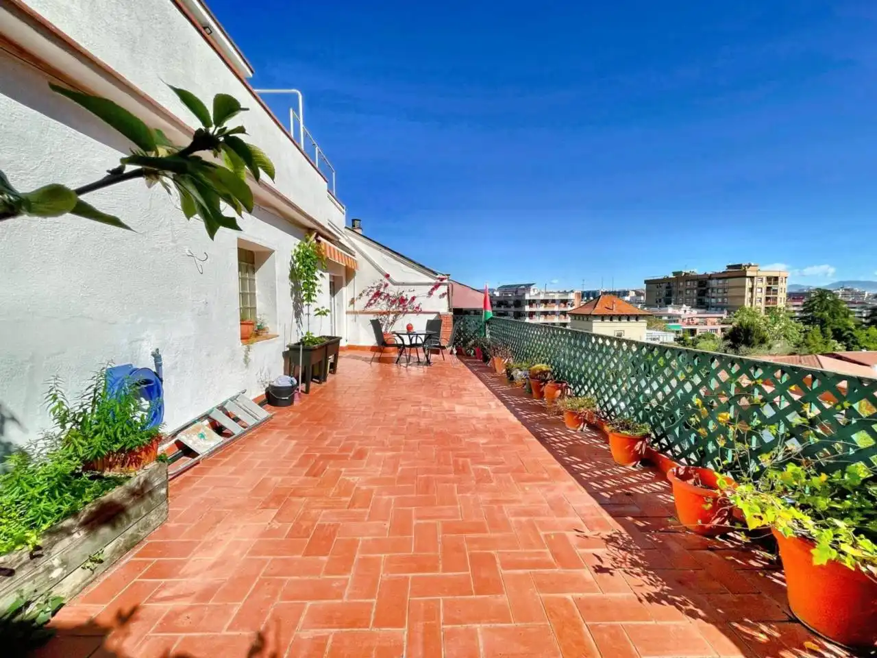 Terrasse von Dachboden zum Verkauf in Cerdanyola del Vallès mit Klimaanlage, Heizung und Parkett
