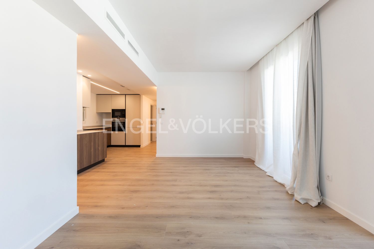 Living room of Apartment to rent in  Valencia Capital  with Air Conditioner, Heating and Parquet flooring