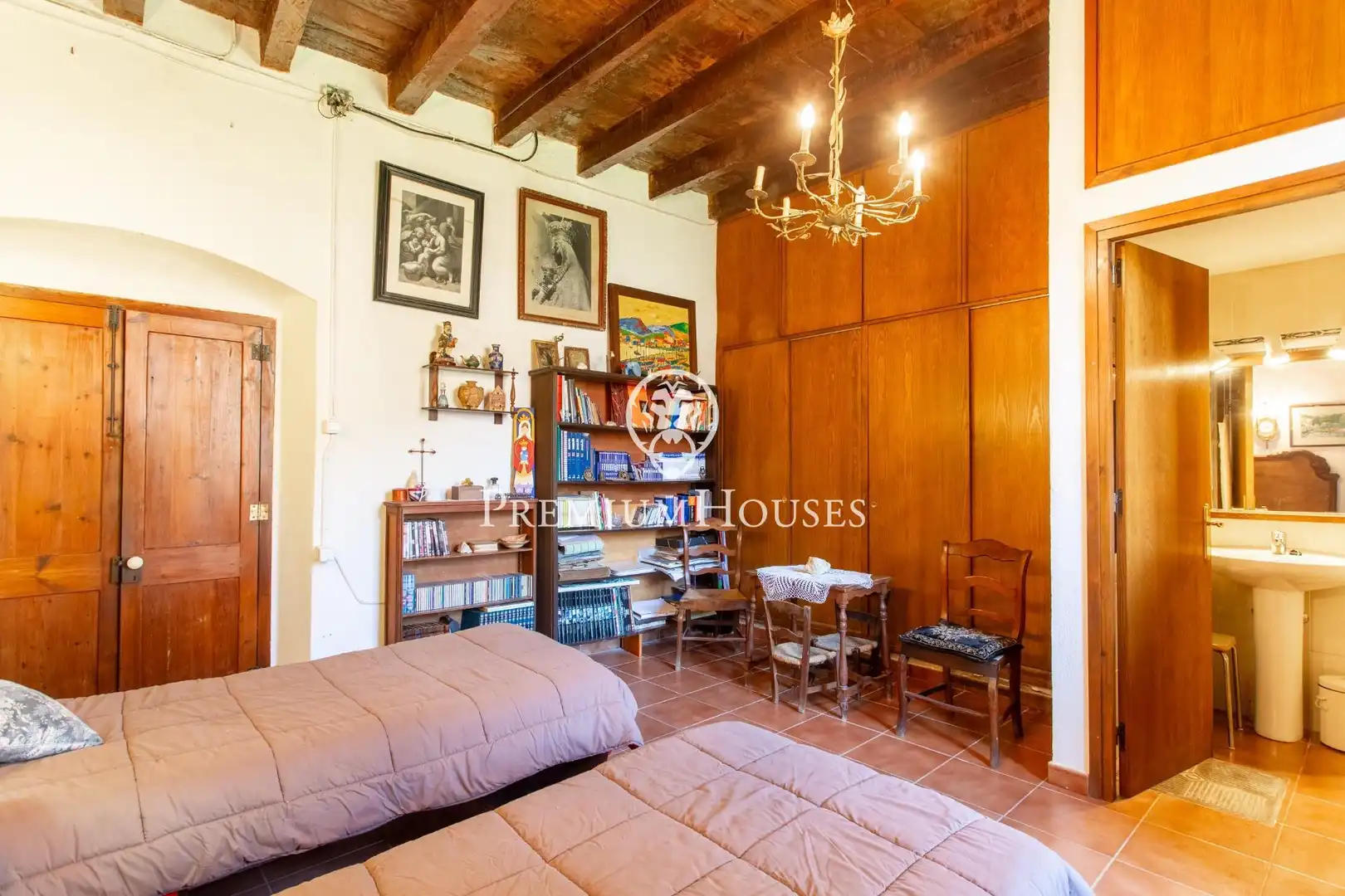 Dormitori de Casa o xalet en venda en Sant Andreu de Llavaneres amb Aire condicionat, Calefacció i Jardí privat