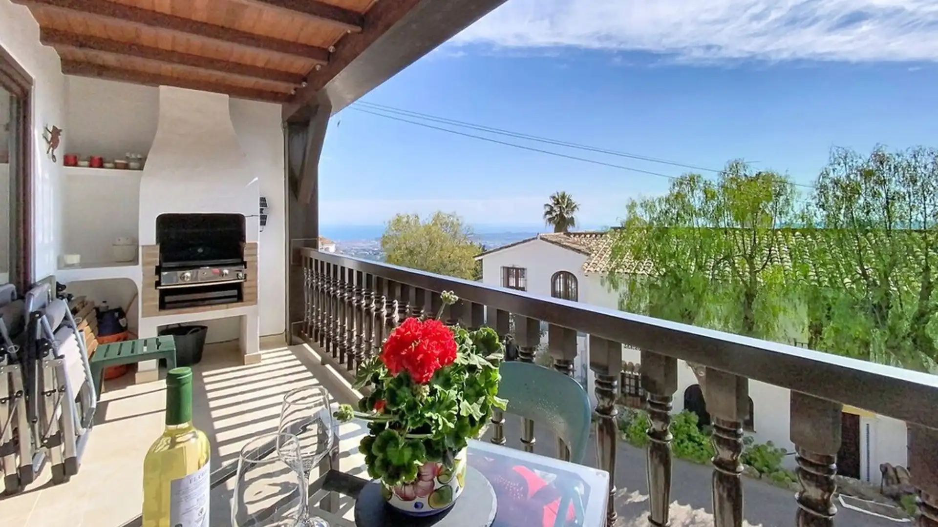 Terrassa de Casa adosada en venda en Mijas amb Aire condicionat, Terrassa i Moblat