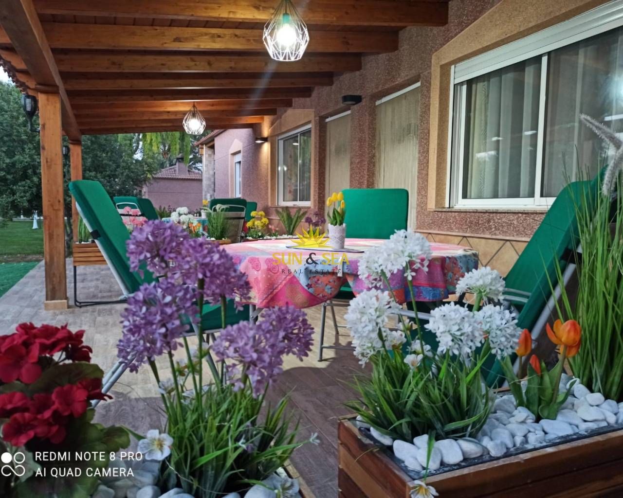 Garden of House or chalet to rent in Elche / Elx  with Air Conditioner, Heating and Private garden