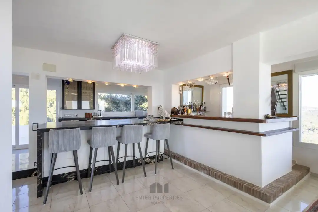 Dining room of Flat for rent in Calpe / Calp  with Air Conditioner, Heating and Terrace