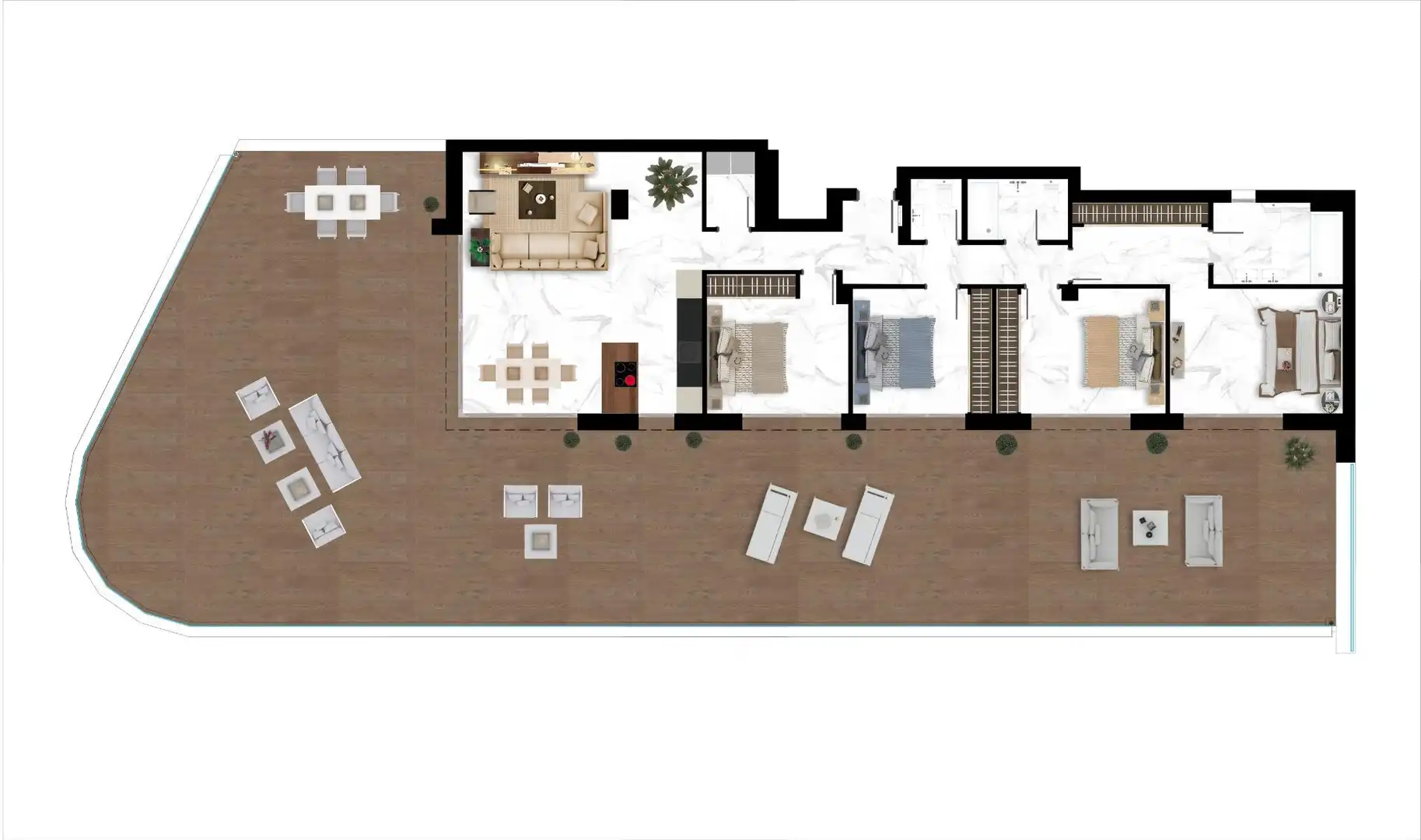 Apartament amb piscina en venda a Avenida de Burgos, imagen 28
