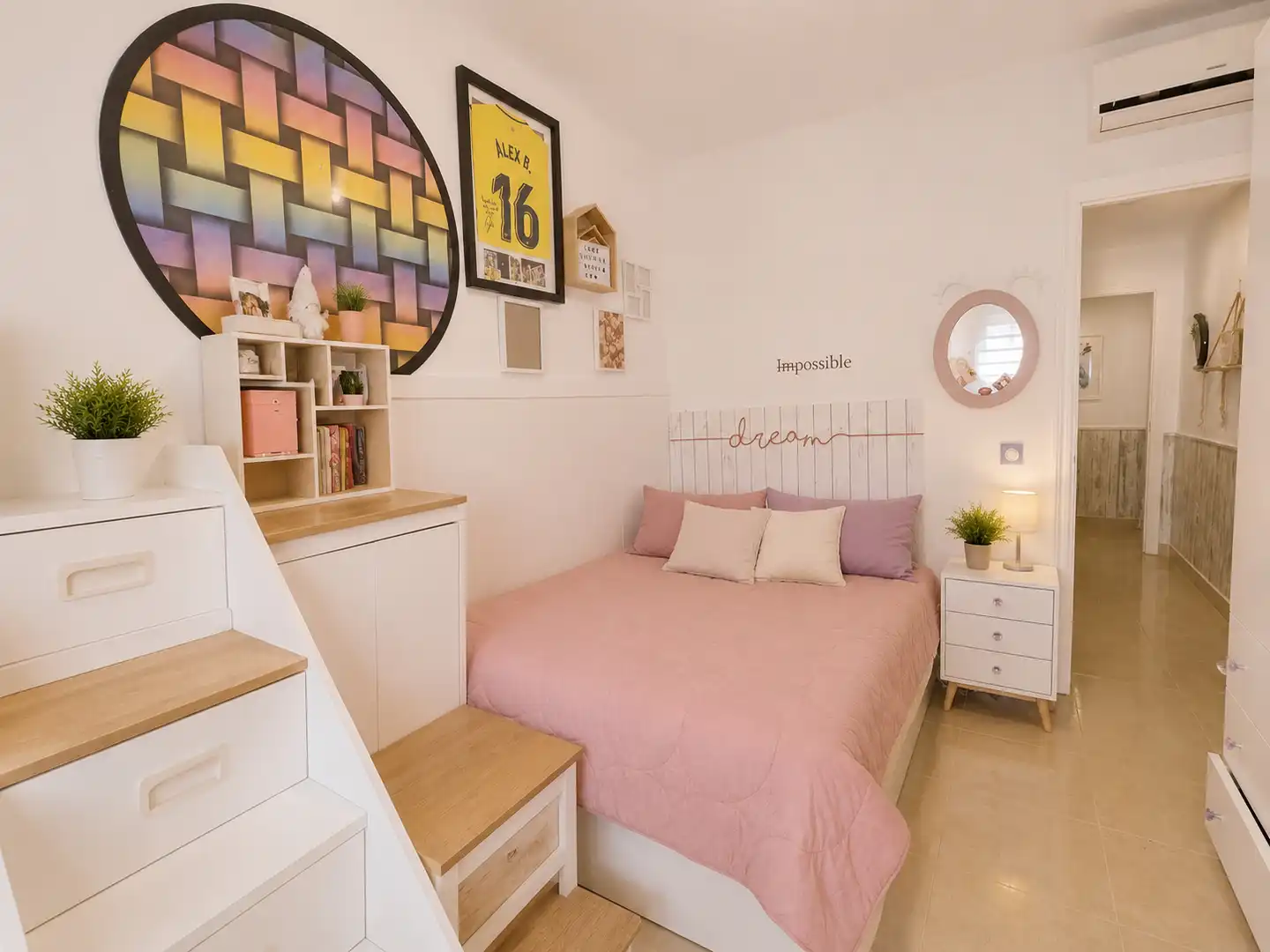 Bedroom of Flat for sale in Roquetas de Mar  with Air Conditioner, Terrace and Community pool