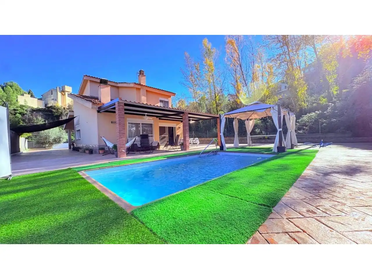 Piscina de Casa o xalet en venda en Castellar del Vallès amb Terrassa