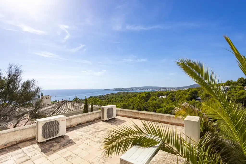 Terrassa de Casa o xalet en venda en Calvià amb Aire condicionat, Jardí privat i Terrassa