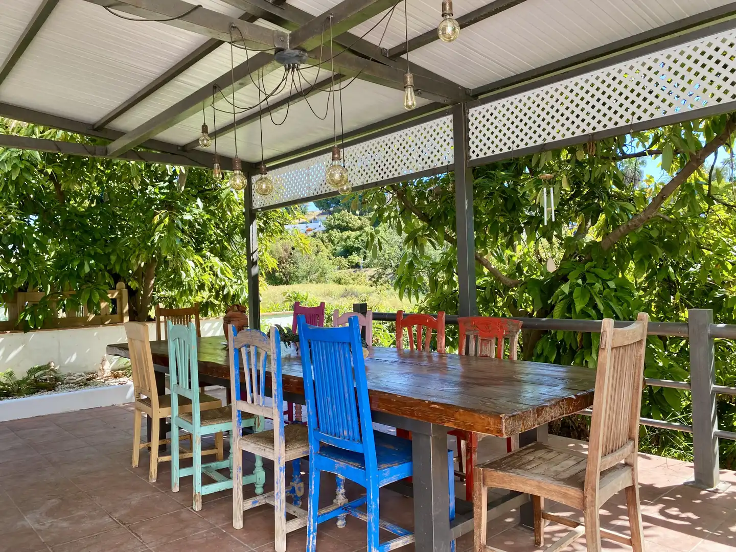 Terrace of Country homes for sale in Estepona  with Air Conditioner, Private garden and Terrace