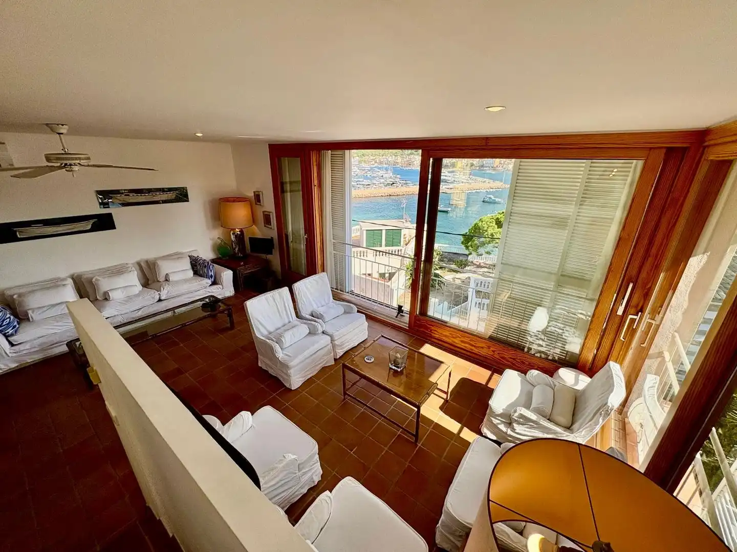 Sala de estar de Ático de alquiler en Andratx con Terraza, Amueblado y Alarma