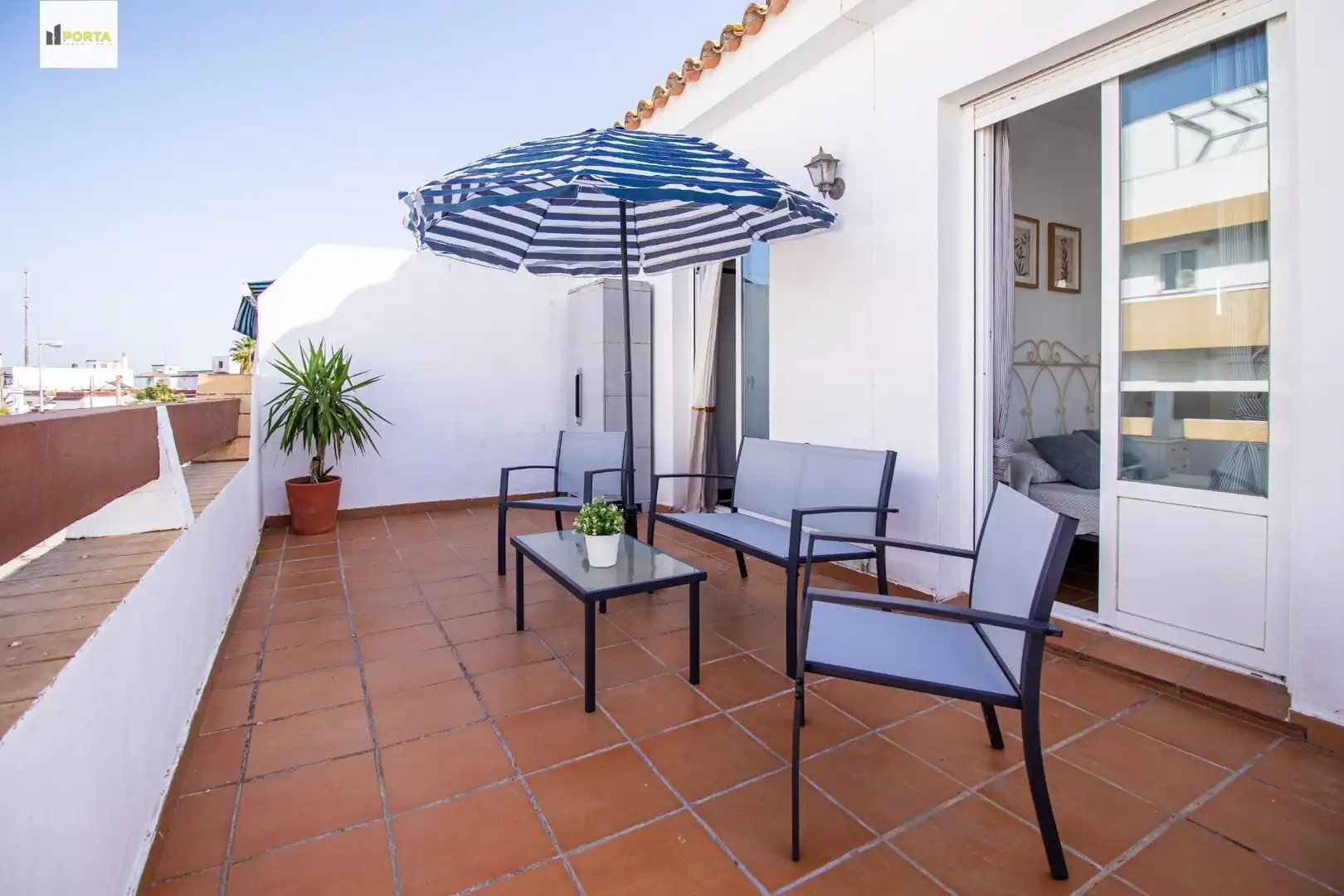 Terrasse von Maisonette zum Verkauf in Sanlúcar de Barrameda mit Gemeinschaftspool