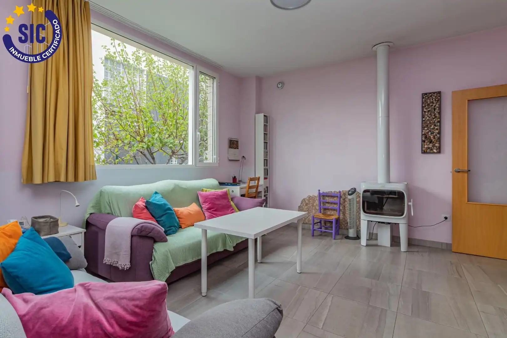 Living room of Houses for sale in La Pobla de Tornesa  with Air Conditioner, Heating and Private garden