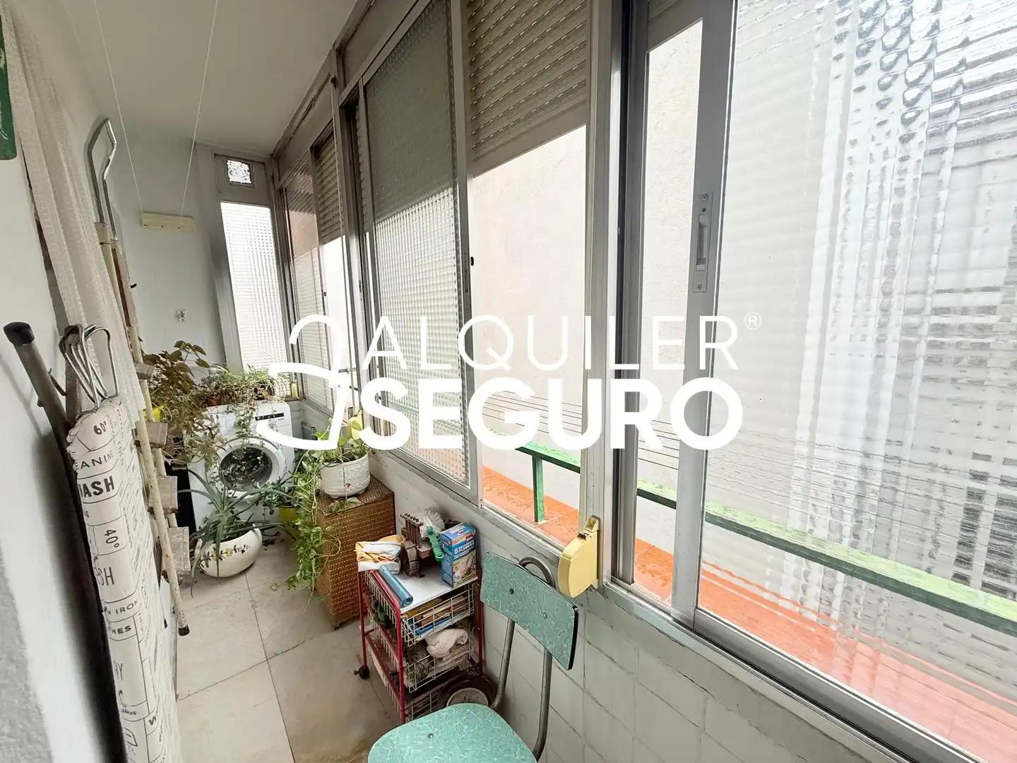 Terraza de Piso de alquiler en Chamberí
