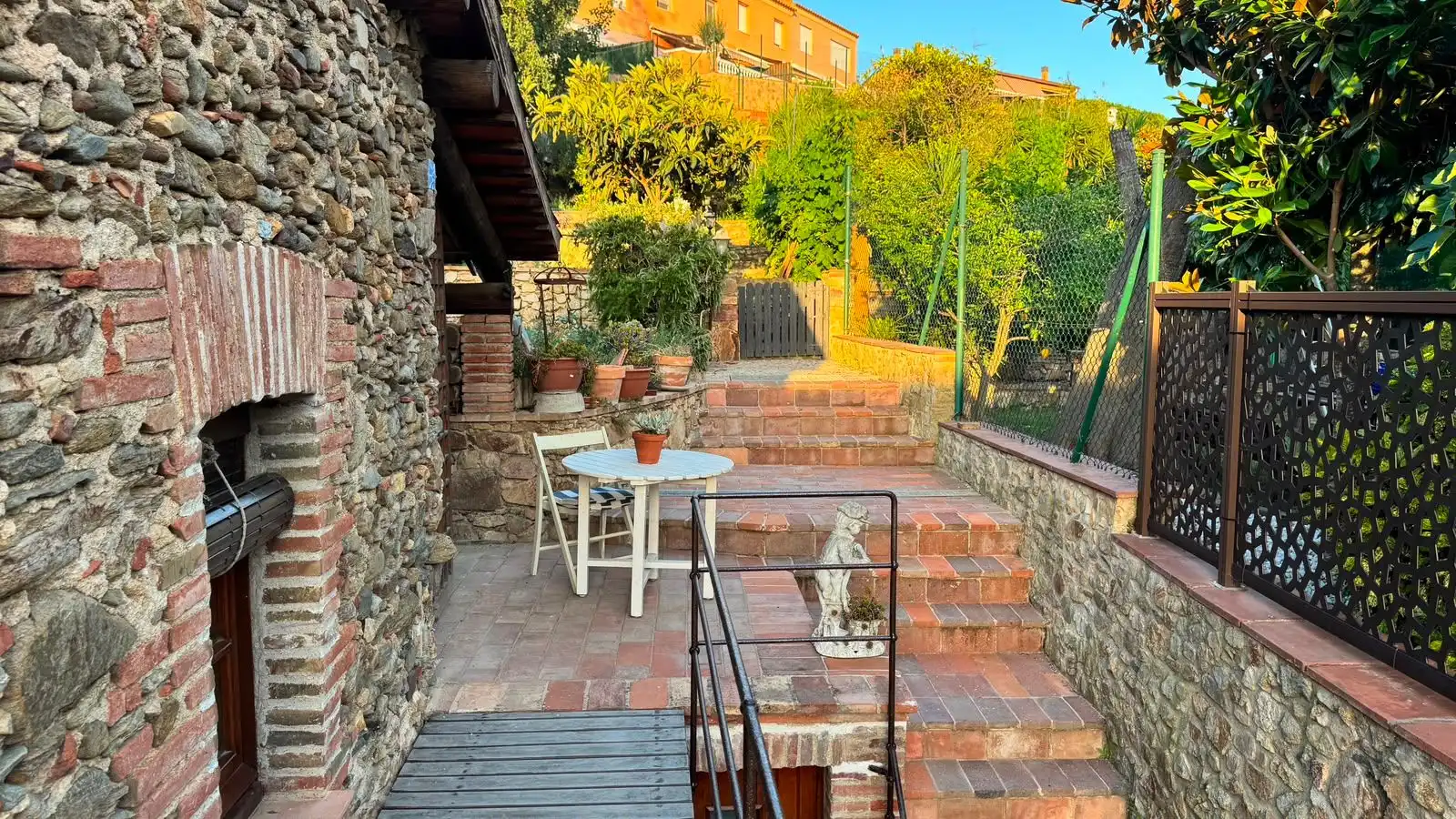 Terrassa de Finca rústica de lloguer en Palamós amb Calefacció, Jardí privat i Traster