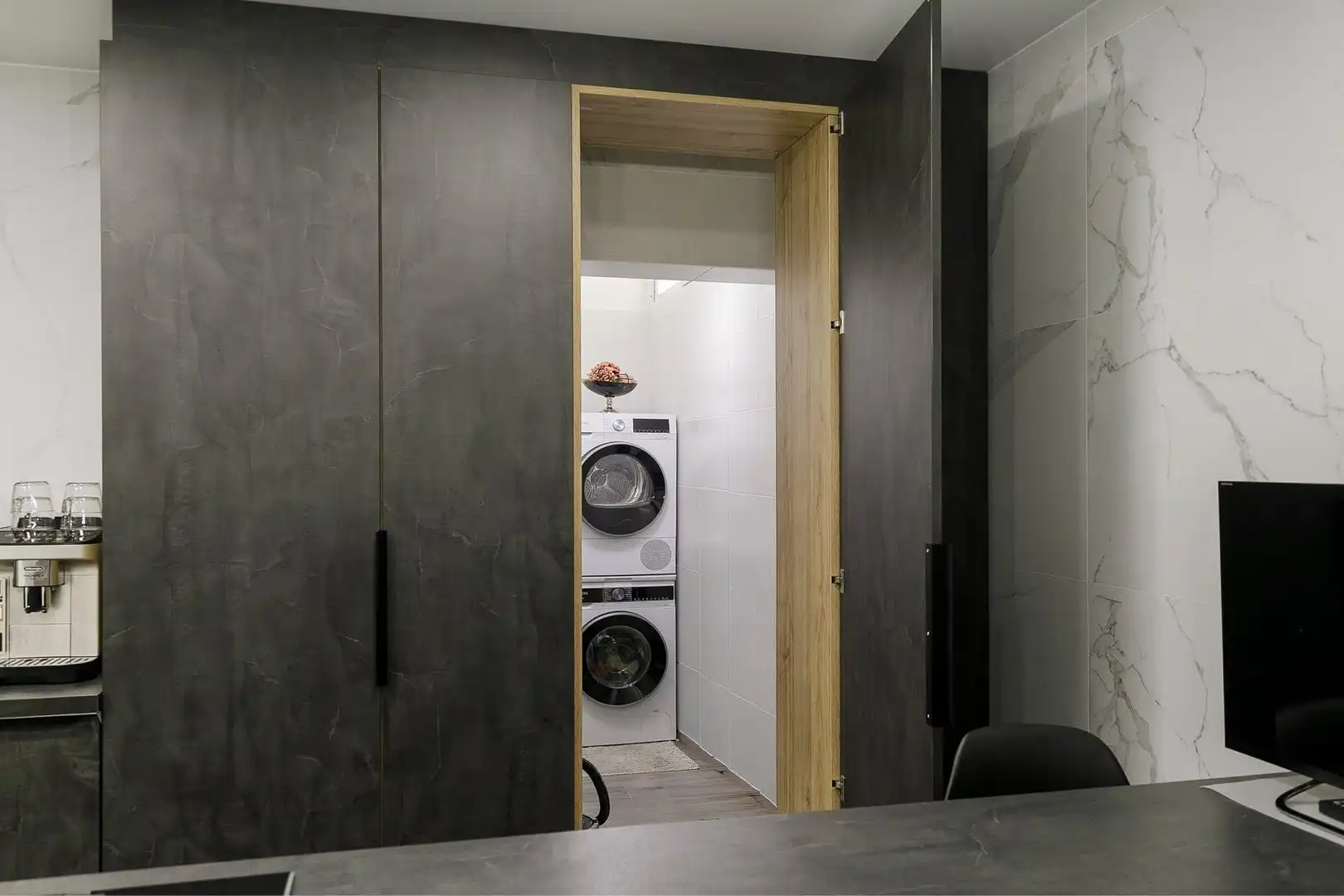 Kitchen of Duplexes for sale in Jun  with Air Conditioner, Heating and Private garden