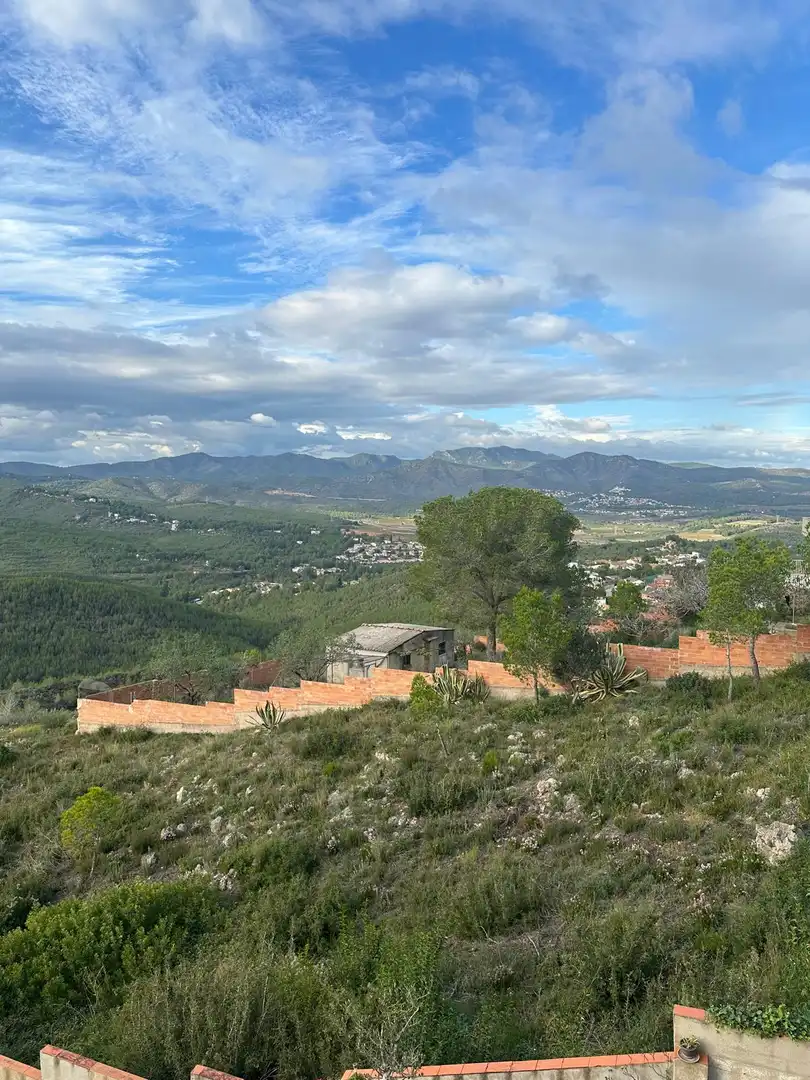 Exterior view of Houses for sale in La Bisbal del Penedès  with Heating, Private garden and Terrace