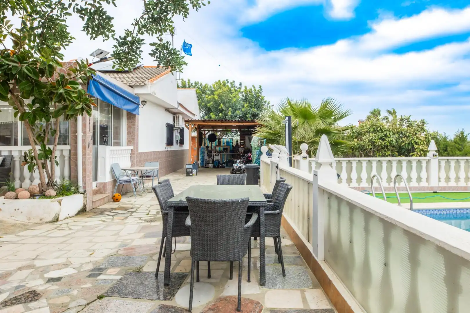 Terraza de Casa o chalet en venta en Turís con Aire acondicionado, Jardín privado y Terraza