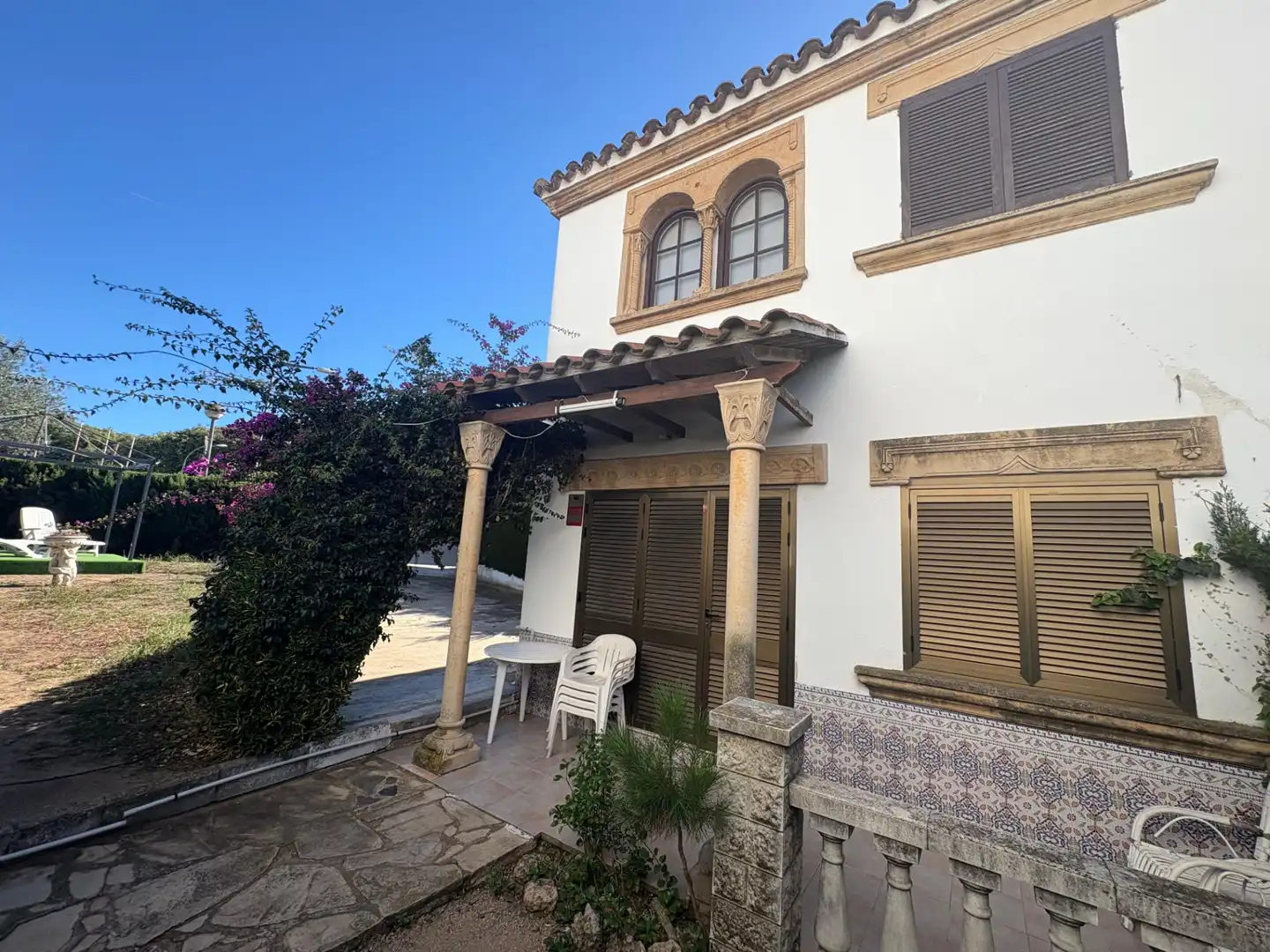 Exterior view of Detached homes for sale in Cambrils  with Air Conditioner, Private garden and Parquet flooring