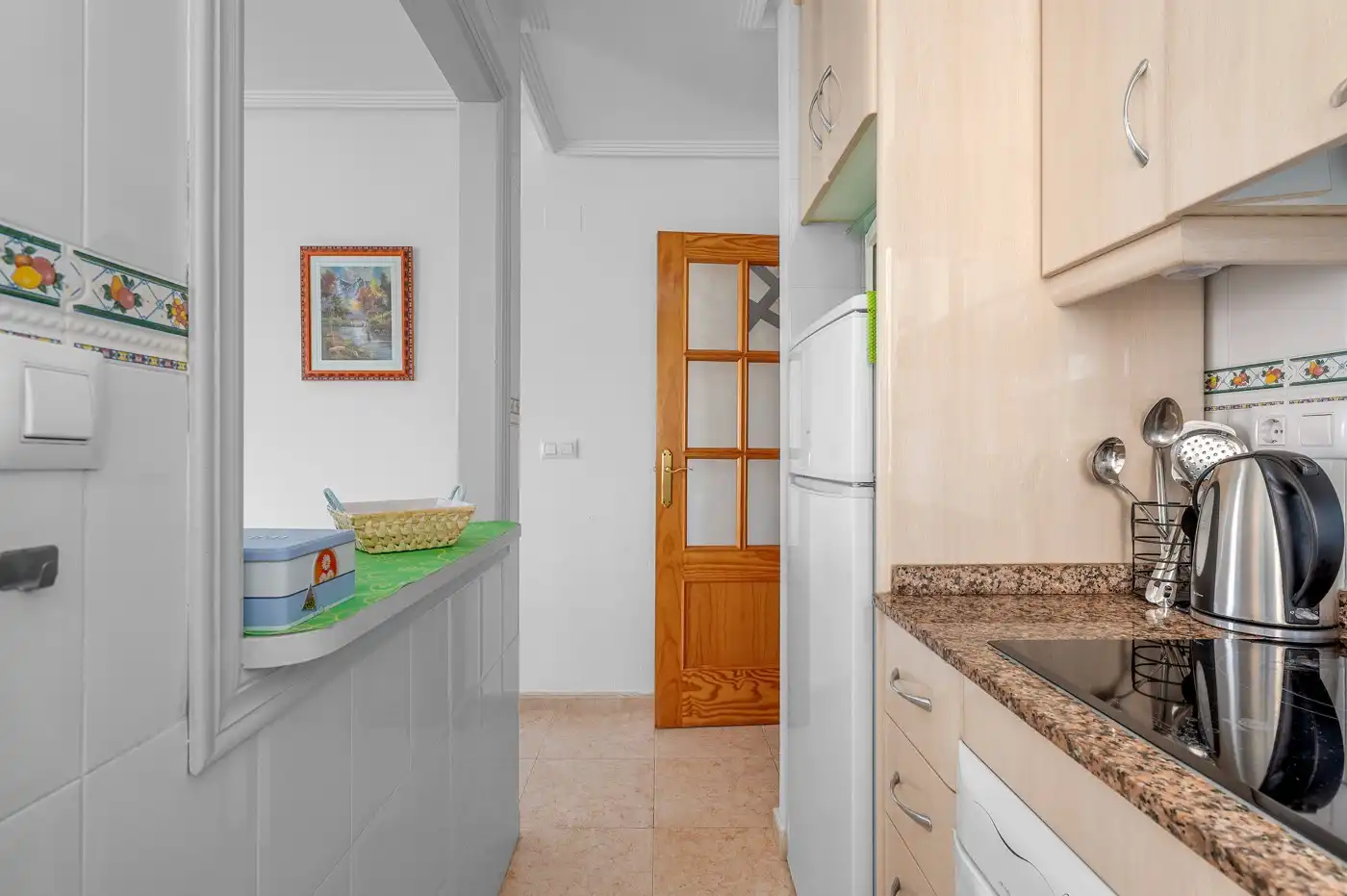Cocina de Apartamento en venta en Torrevieja con Aire acondicionado, Amueblado y Horno